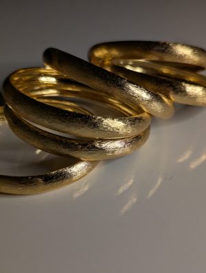 Golden bangles set