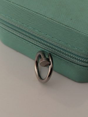 Silver Industrial Nail Ring