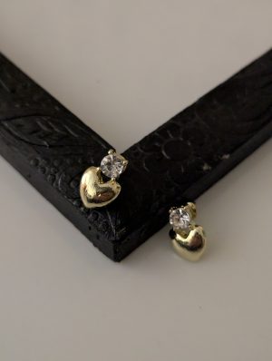 Smol diamond heart golden