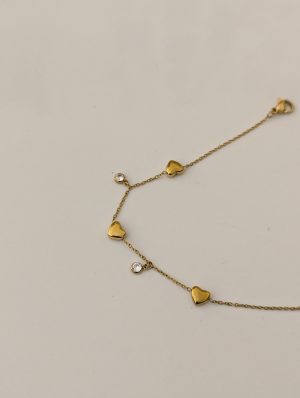 Heart Charm bracelet